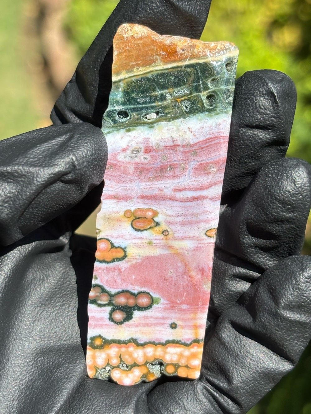 Ocean Jasper Crystal Slab - Polished Sea Jasper